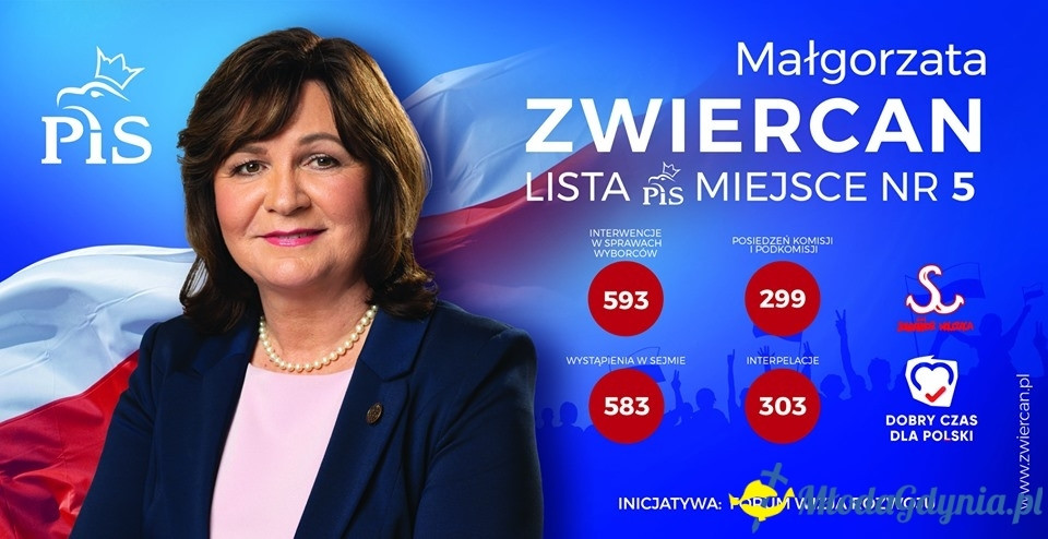 Poseł Małgorzata Zwiercan podsumowuje swoją kadencję