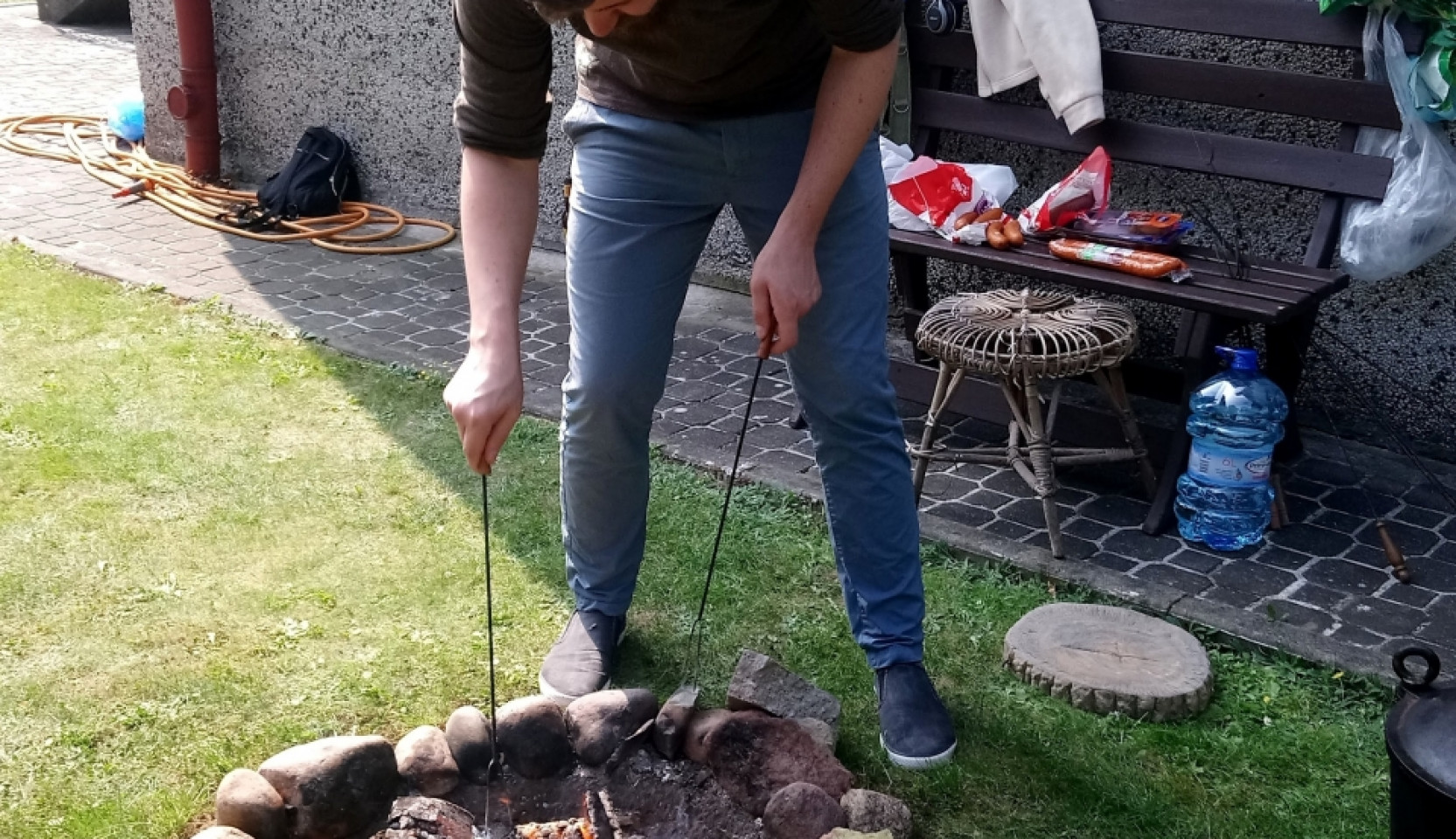 2019-08-31, Grill i kociołek Gdyńskiego Klubu Gazety Polskiej w ogrodach orłowskich