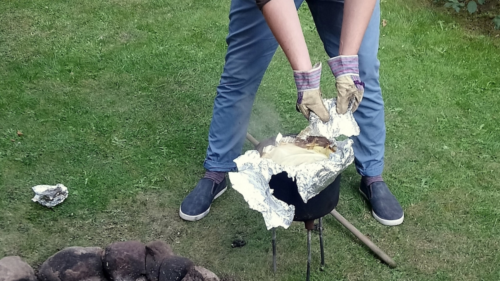 2019-08-31, Grill i kociołek Gdyńskiego Klubu Gazety Polskiej w ogrodach orłowskich