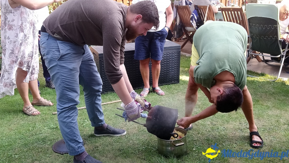 2019-08-31, Grill i kociołek Gdyńskiego Klubu Gazety Polskiej w ogrodach orłowskich