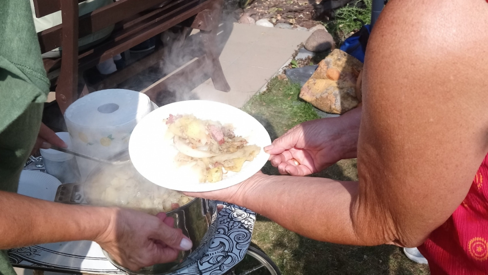 2019-08-31, Grill i kociołek Gdyńskiego Klubu Gazety Polskiej w ogrodach orłowskich