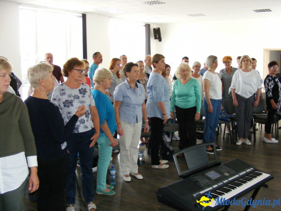 Warsztaty z Aleksandrą Zawadą - Chwaszczyno, połączone chóry - 07.09.2019