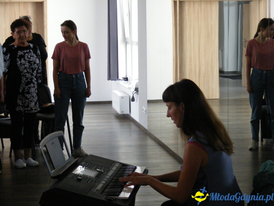 Warsztaty z Aleksandrą Zawadą - Chwaszczyno, połączone chóry - 07.09.2019