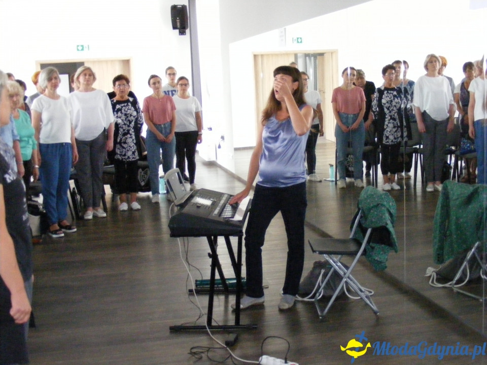 Warsztaty z Aleksandrą Zawadą - Chwaszczyno, połączone chóry - 07.09.2019