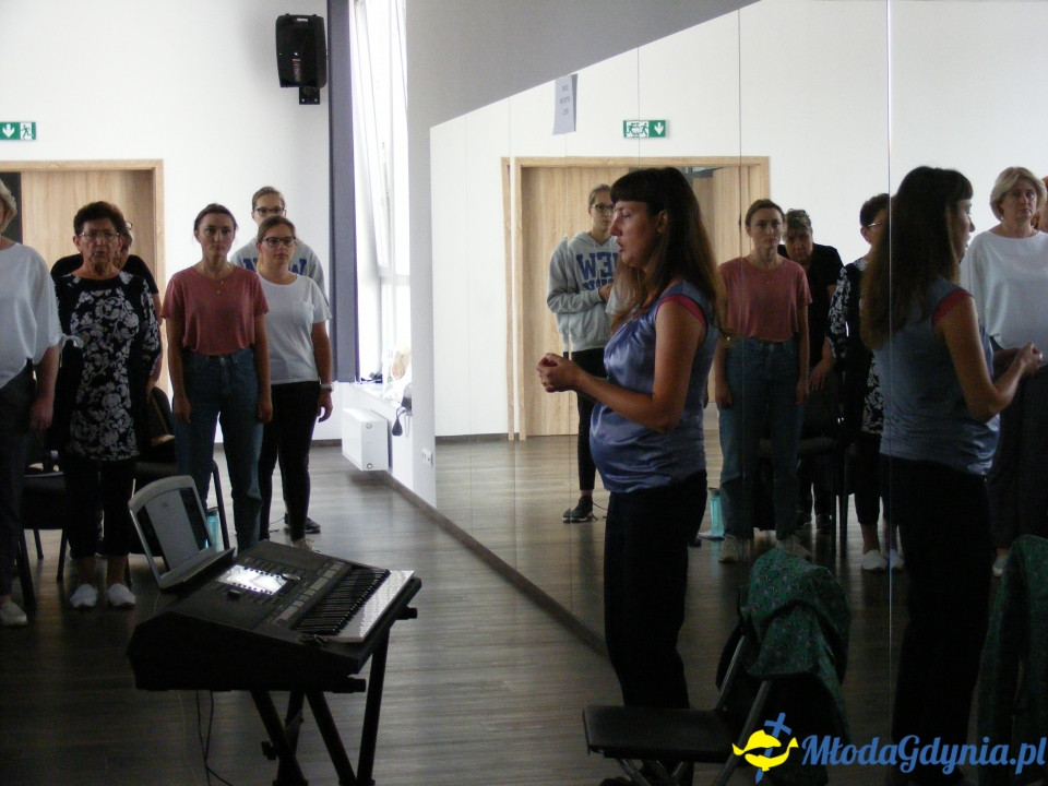 Warsztaty z Aleksandrą Zawadą - Chwaszczyno, połączone chóry - 07.09.2019