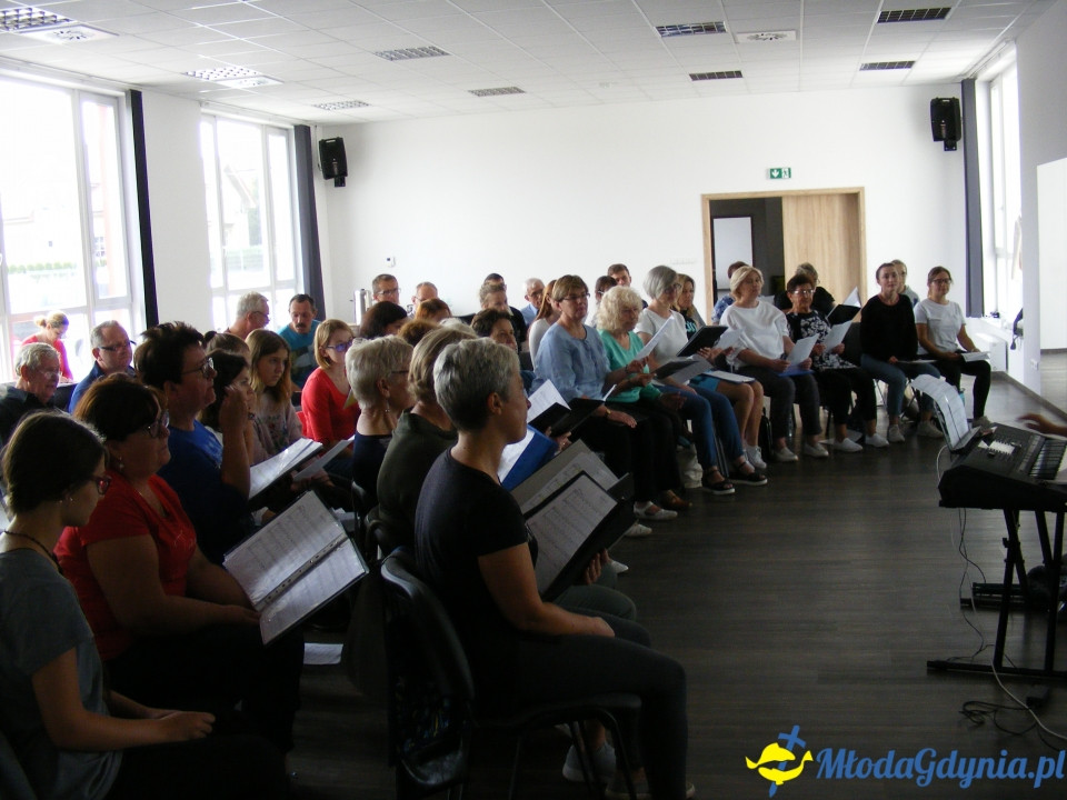 Warsztaty z Aleksandrą Zawadą - Chwaszczyno, połączone chóry - 07.09.2019