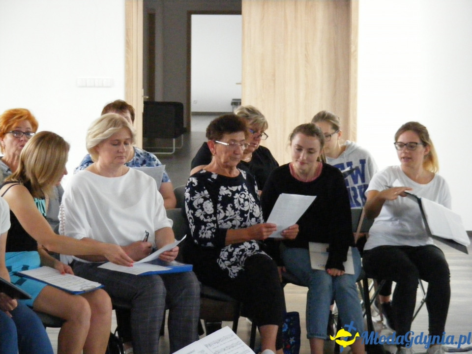 Warsztaty z Aleksandrą Zawadą - Chwaszczyno, połączone chóry - 07.09.2019