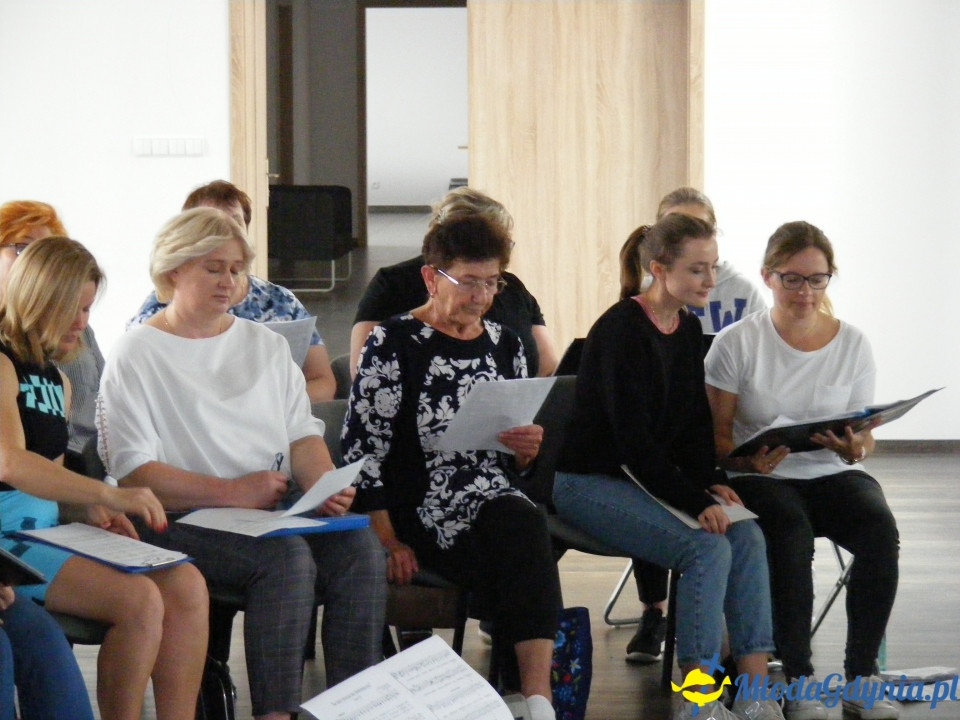 Warsztaty z Aleksandrą Zawadą - Chwaszczyno, połączone chóry - 07.09.2019