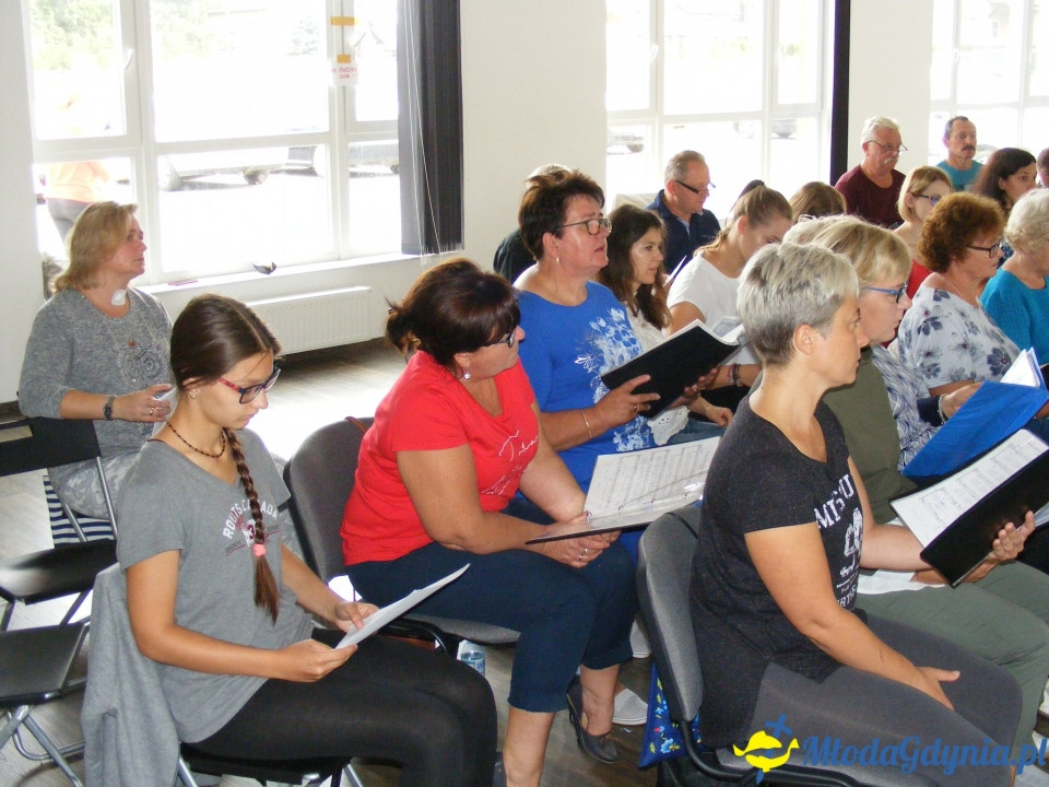 Warsztaty z Aleksandrą Zawadą - Chwaszczyno, połączone chóry - 07.09.2019