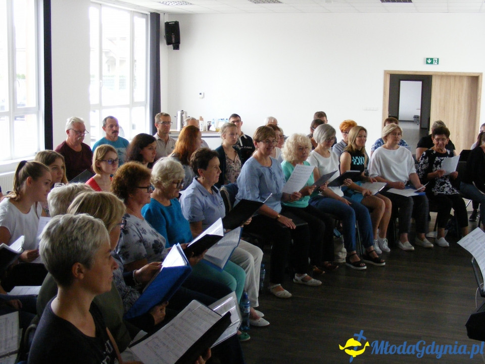 Warsztaty z Aleksandrą Zawadą - Chwaszczyno, połączone chóry - 07.09.2019