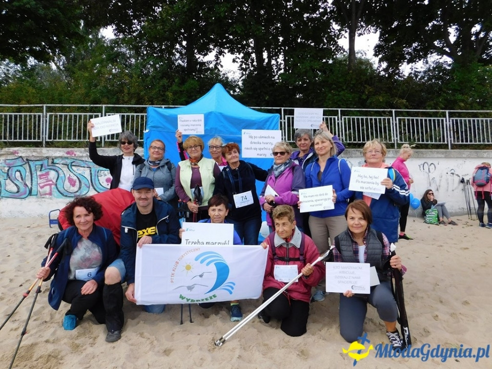 Marsz charytatywny - Od mola do mola - Piaskiem w raka - 15.09.2019