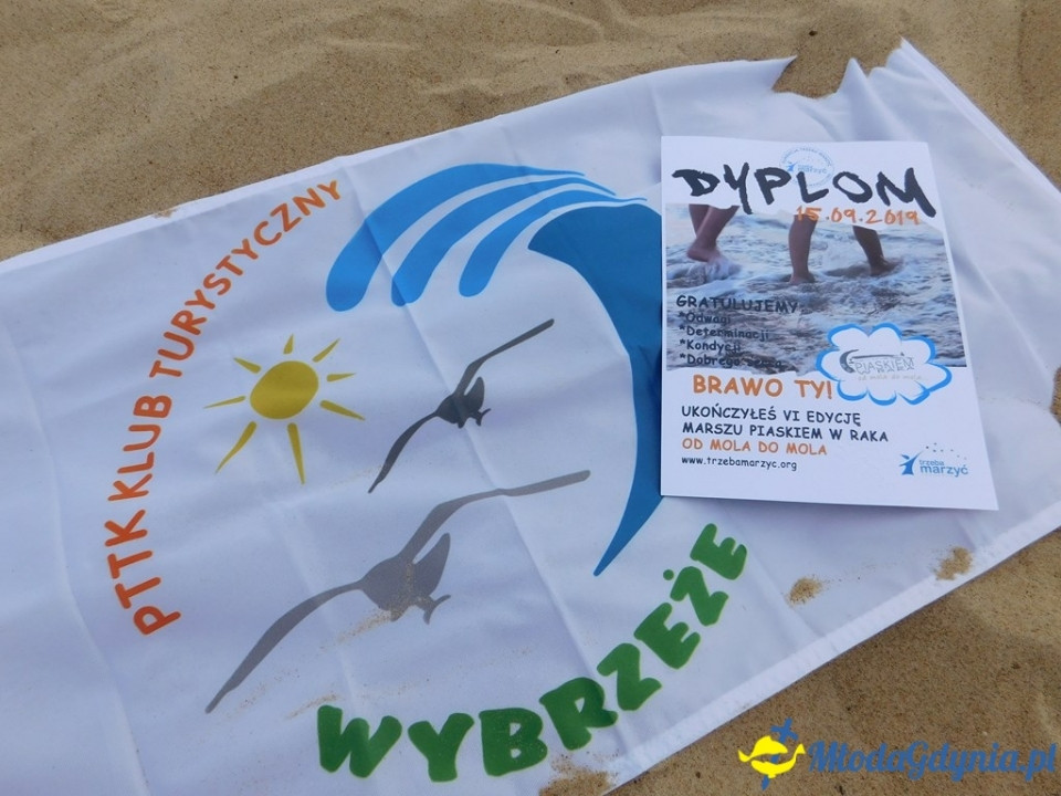 Marsz charytatywny - Od mola do mola - Piaskiem w raka - 15.09.2019