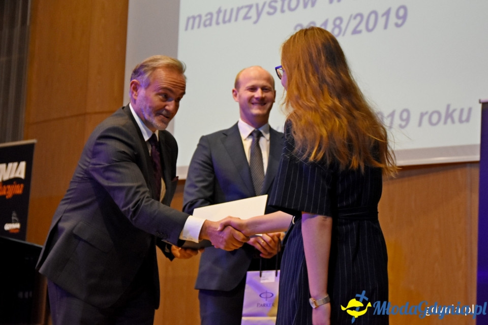 Najlepsi gdyńscy maturzyści 2019 nagrodzeni