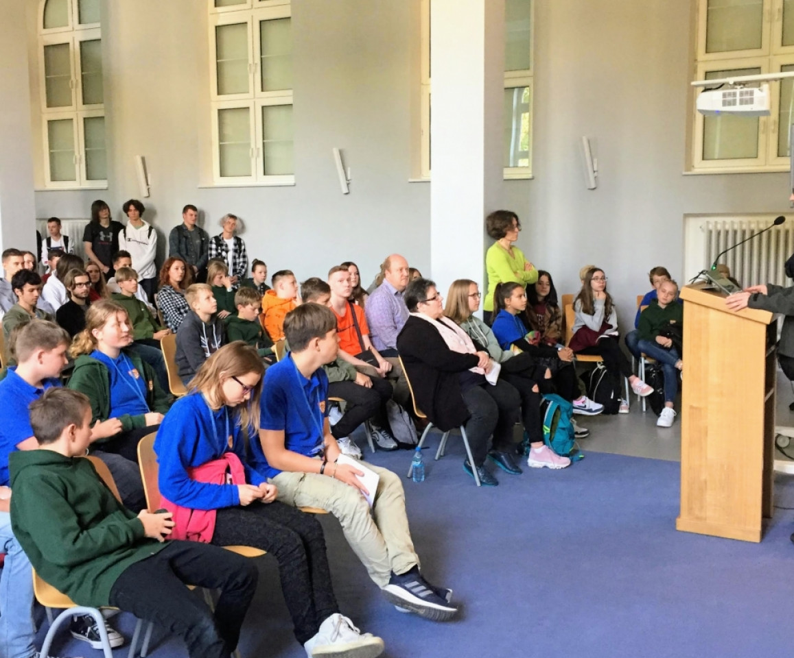 ZSJ - Gościmy uczniów i nauczycieli z Margot Barnard Realschule z Bonn