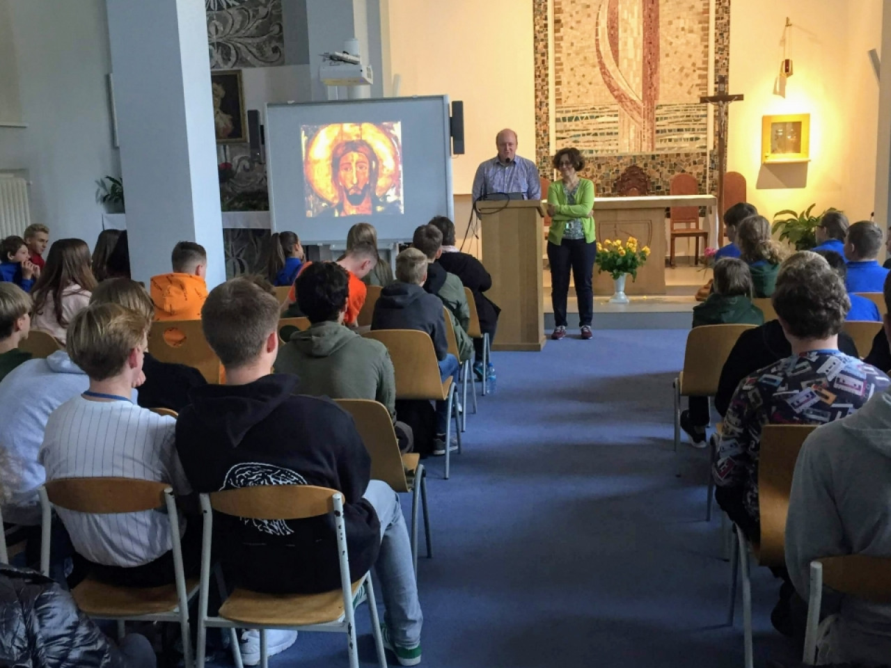 ZSJ - Gościmy uczniów i nauczycieli z Margot Barnard Realschule z Bonn