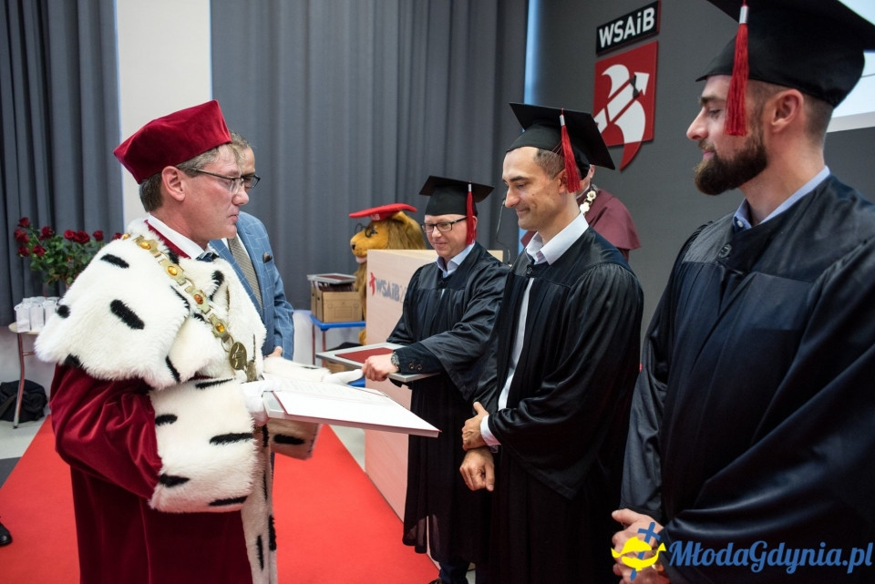 Gala dyplomowa WSAiB Gdynia 2019