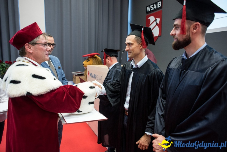 Gala dyplomowa WSAiB Gdynia 2019