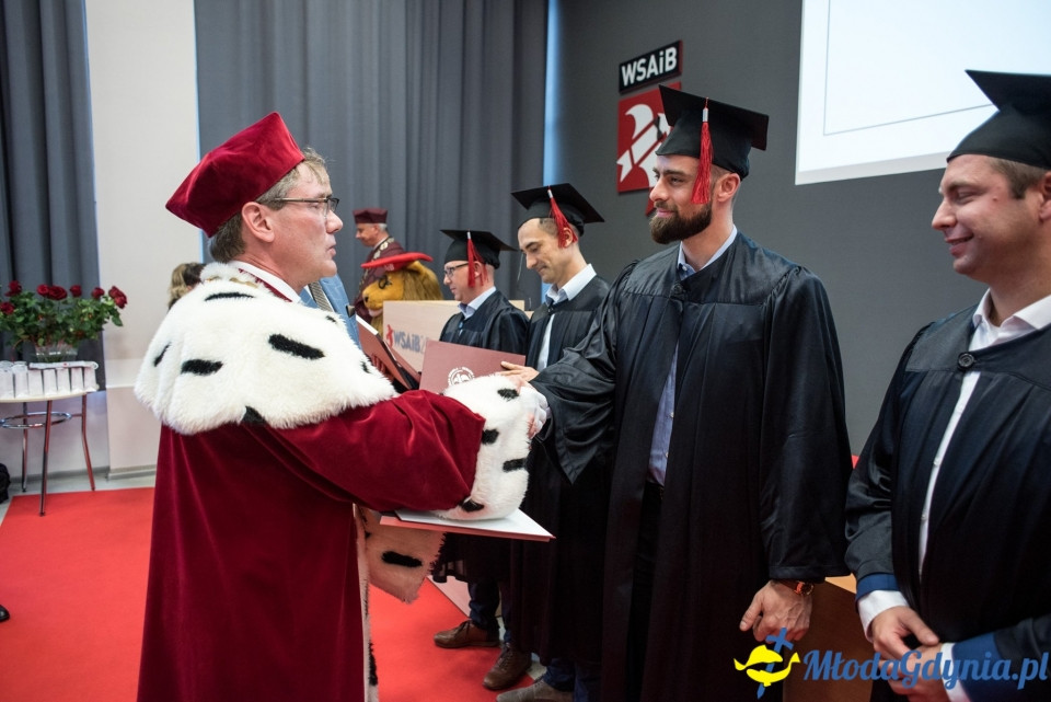 Gala dyplomowa WSAiB Gdynia 2019