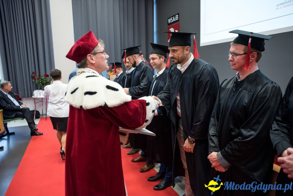 Gala dyplomowa WSAiB Gdynia 2019