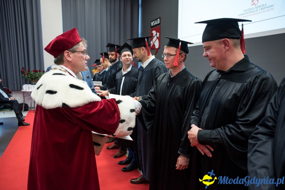 Gala dyplomowa WSAiB Gdynia 2019