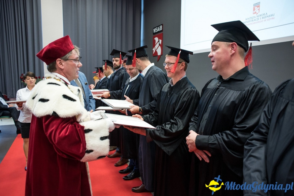 Gala dyplomowa WSAiB Gdynia 2019