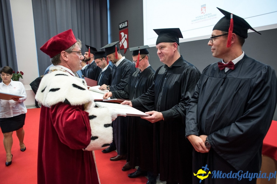 Gala dyplomowa WSAiB Gdynia 2019