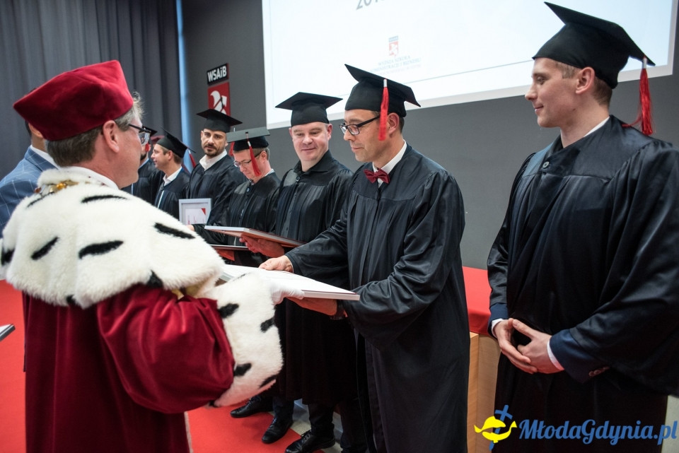 Gala dyplomowa WSAiB Gdynia 2019