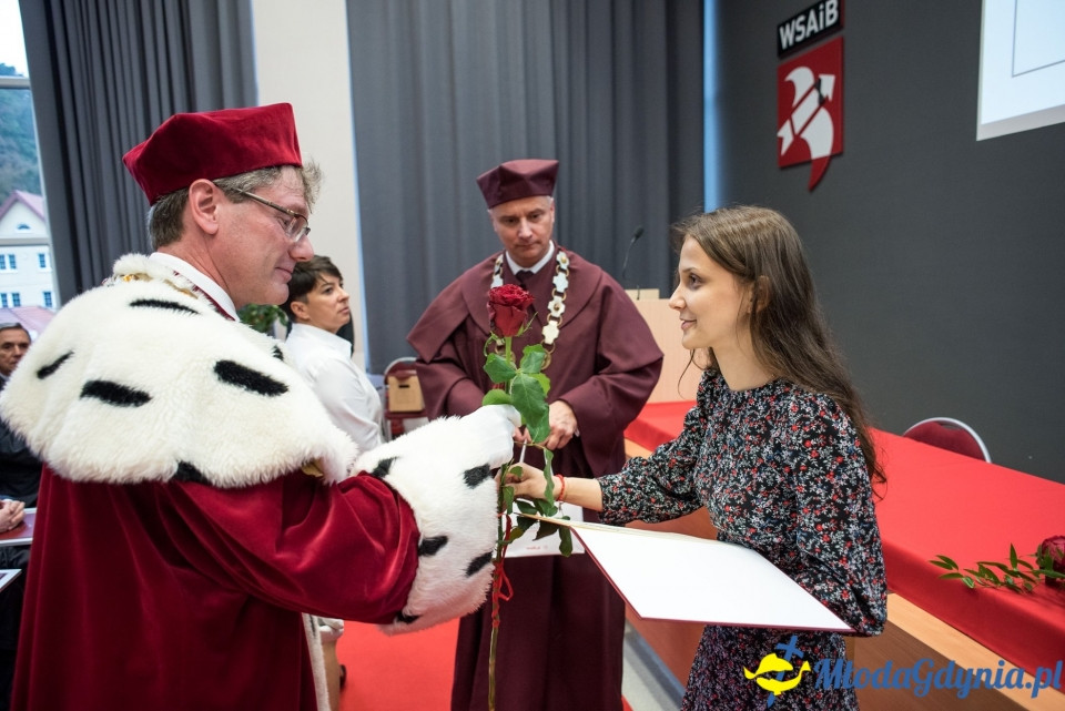 Gala dyplomowa WSAiB Gdynia 2019