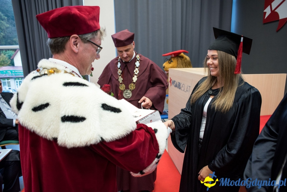 Gala dyplomowa WSAiB Gdynia 2019