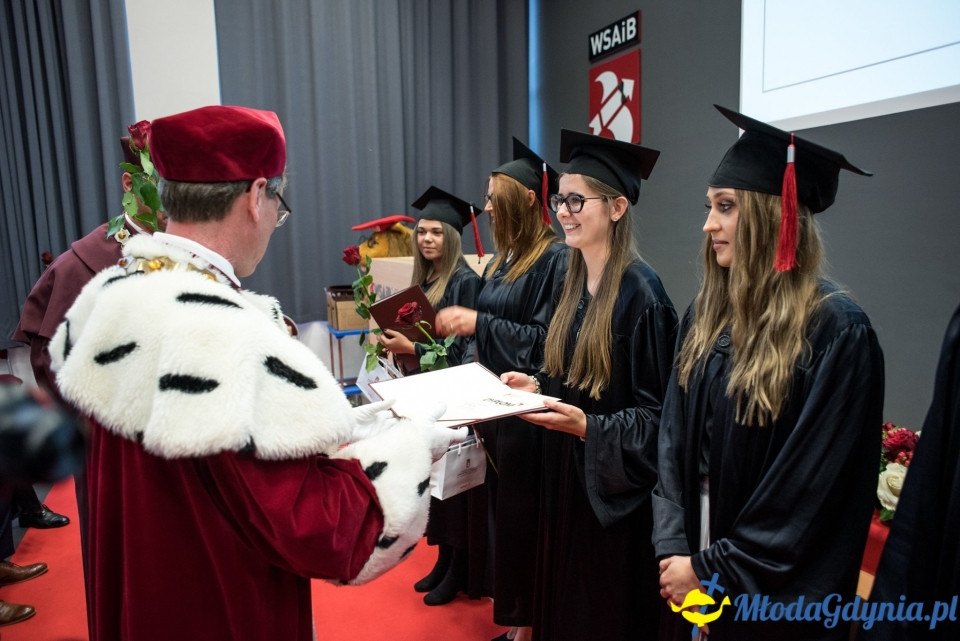 Gala dyplomowa WSAiB Gdynia 2019
