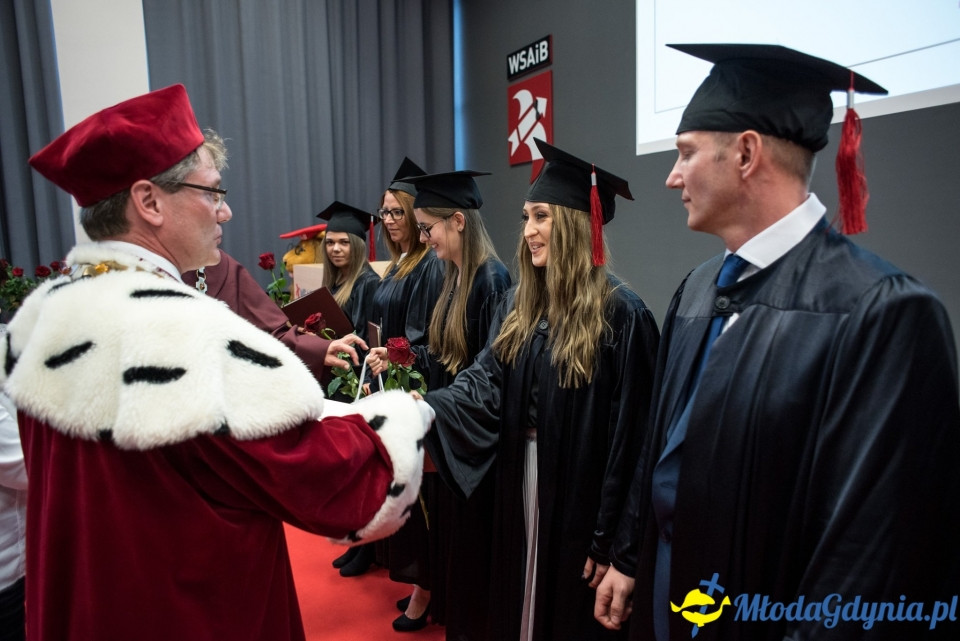 Gala dyplomowa WSAiB Gdynia 2019