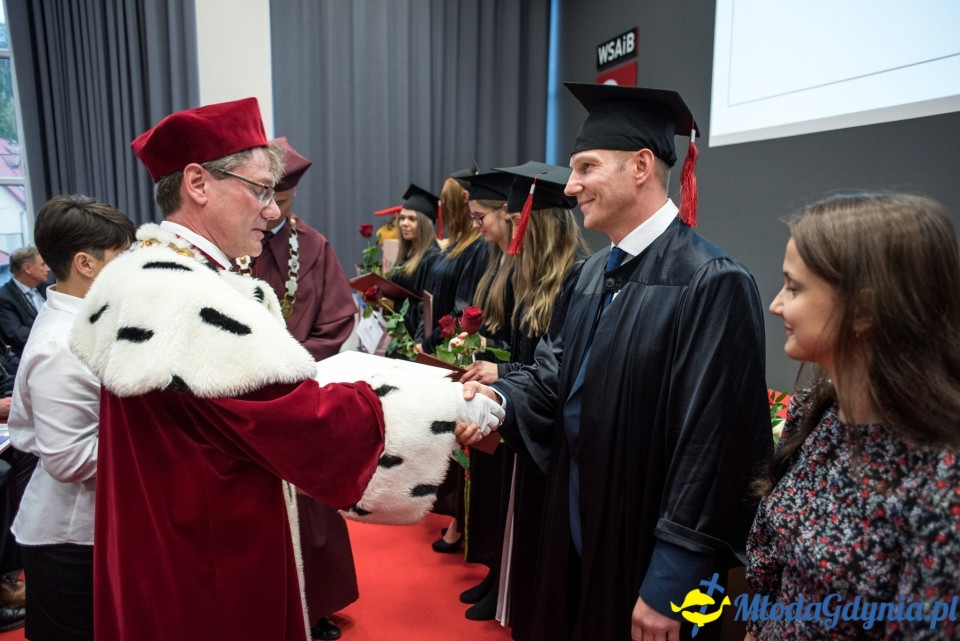 Gala dyplomowa WSAiB Gdynia 2019