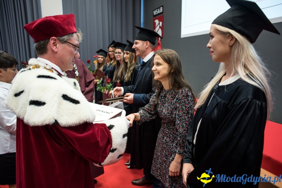 Gala dyplomowa WSAiB Gdynia 2019
