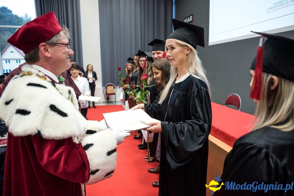 Gala dyplomowa WSAiB Gdynia 2019