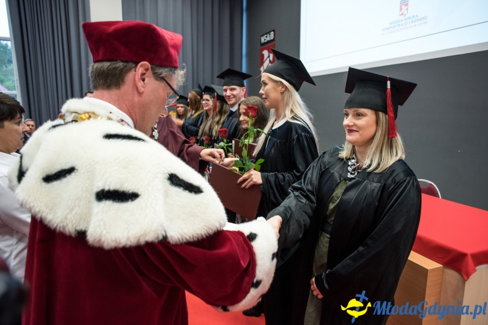 Gala dyplomowa WSAiB Gdynia 2019