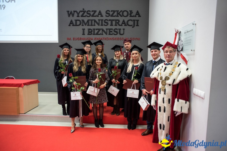 Gala dyplomowa WSAiB Gdynia 2019