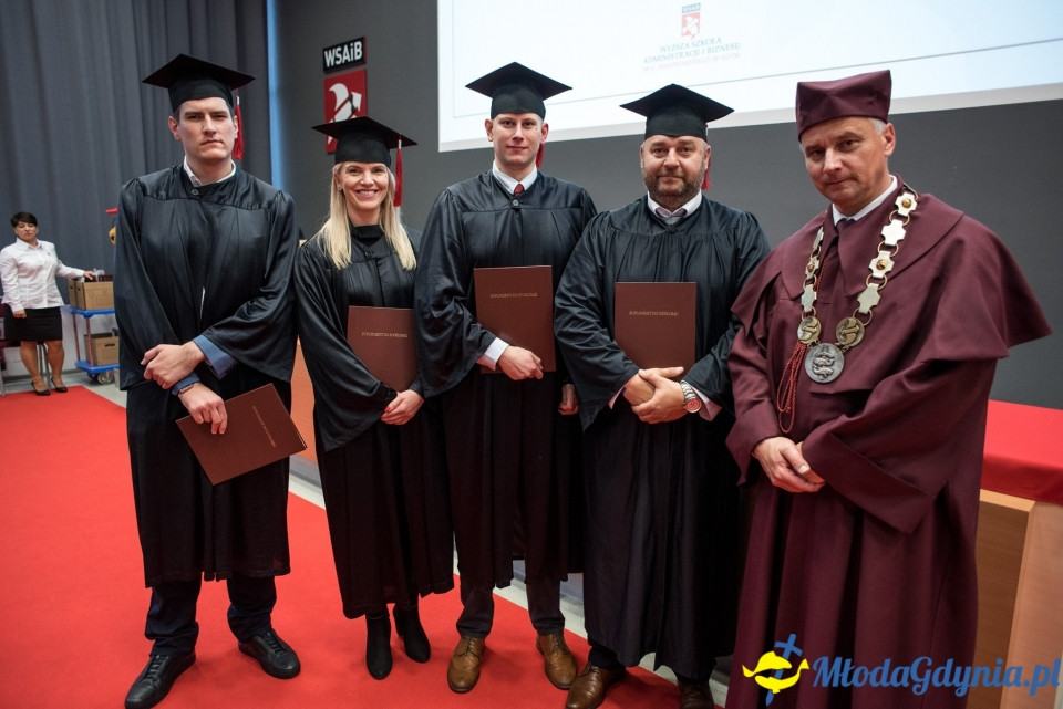 Gala dyplomowa WSAiB Gdynia 2019
