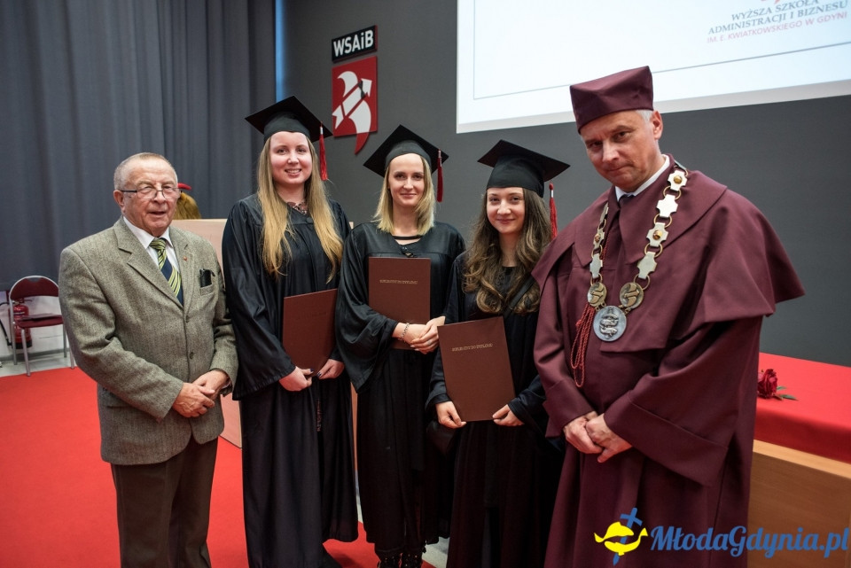 Gala dyplomowa WSAiB Gdynia 2019