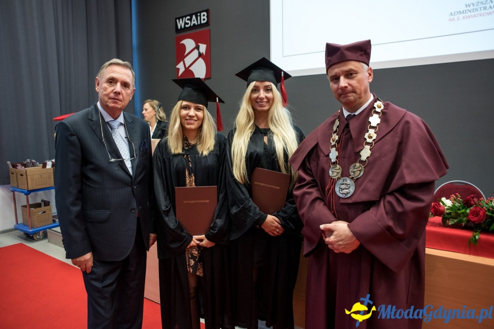Gala dyplomowa WSAiB Gdynia 2019