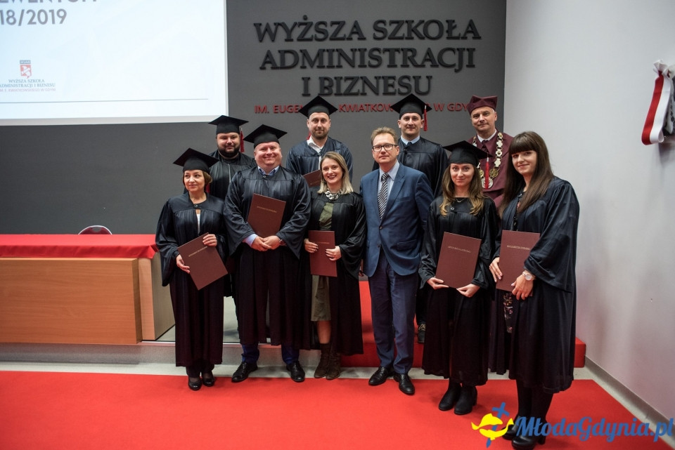 Gala dyplomowa WSAiB Gdynia 2019