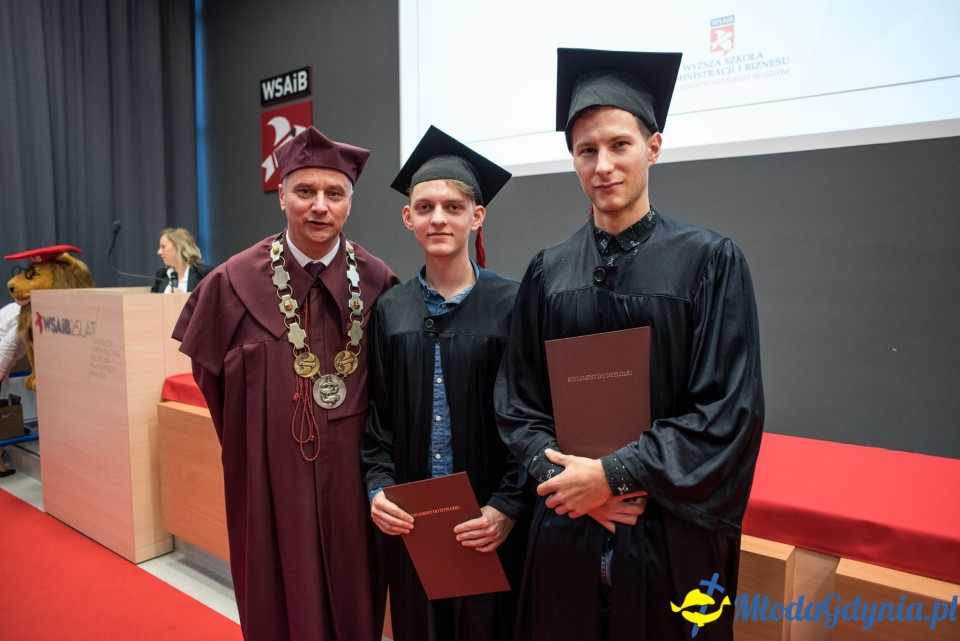 Gala dyplomowa WSAiB Gdynia 2019