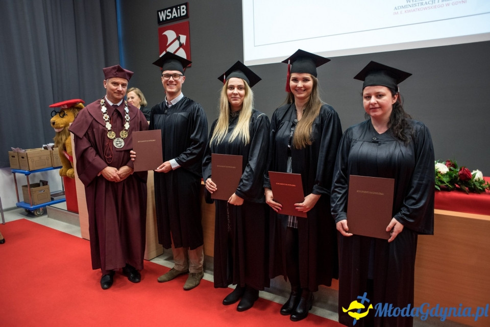 Gala dyplomowa WSAiB Gdynia 2019