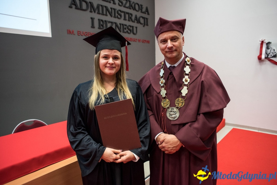 Gala dyplomowa WSAiB Gdynia 2019