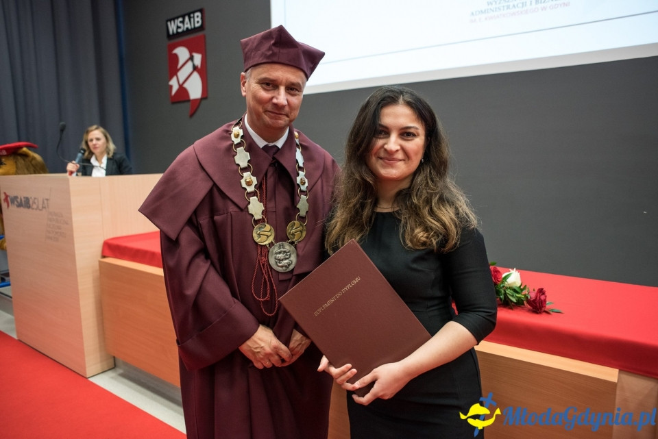 Gala dyplomowa WSAiB Gdynia 2019