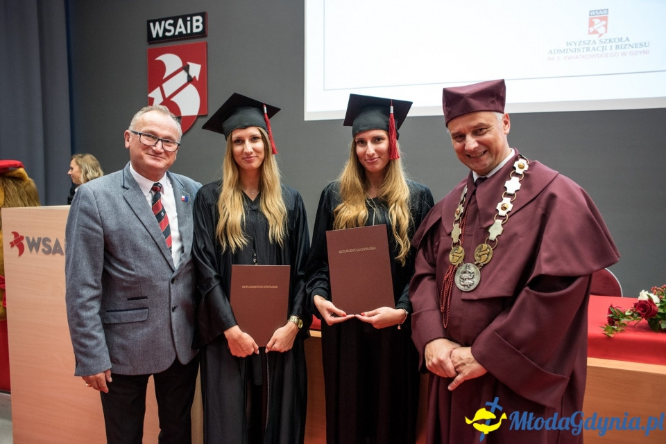 Gala dyplomowa WSAiB Gdynia 2019