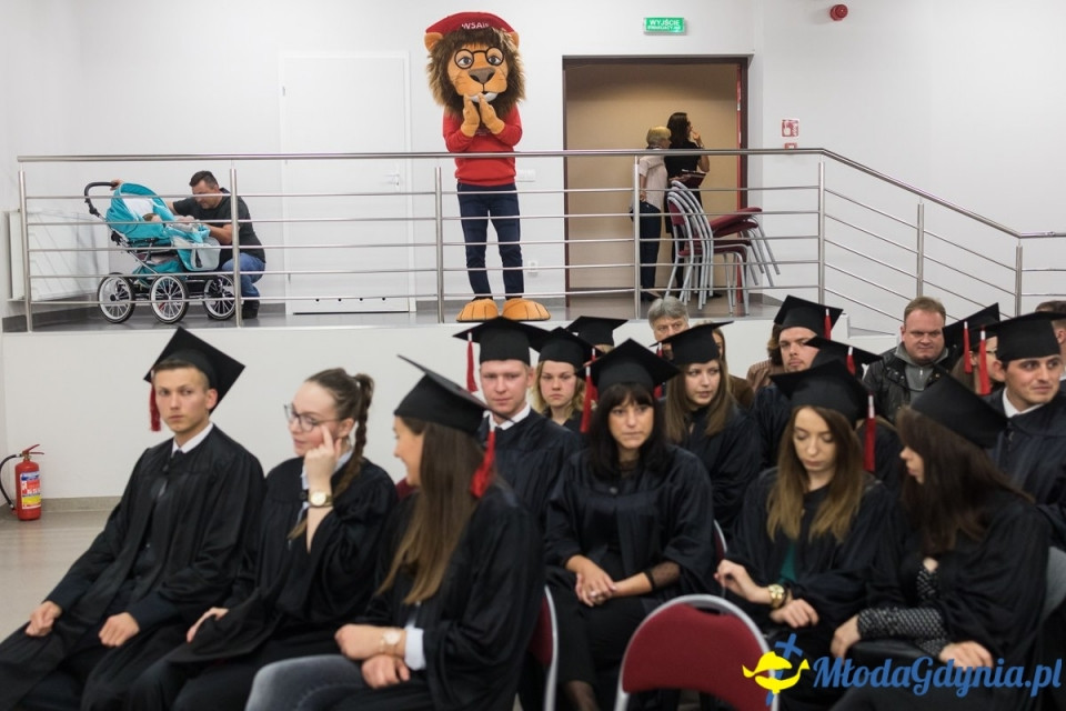 Gala dyplomowa WSAiB Gdynia 2019