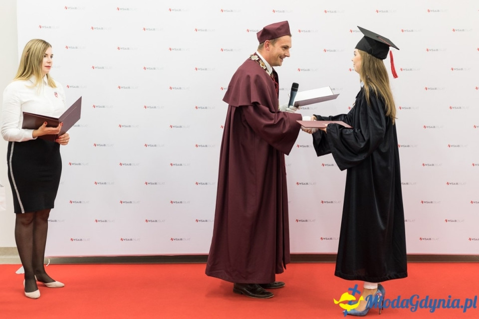Gala dyplomowa WSAiB Gdynia 2019