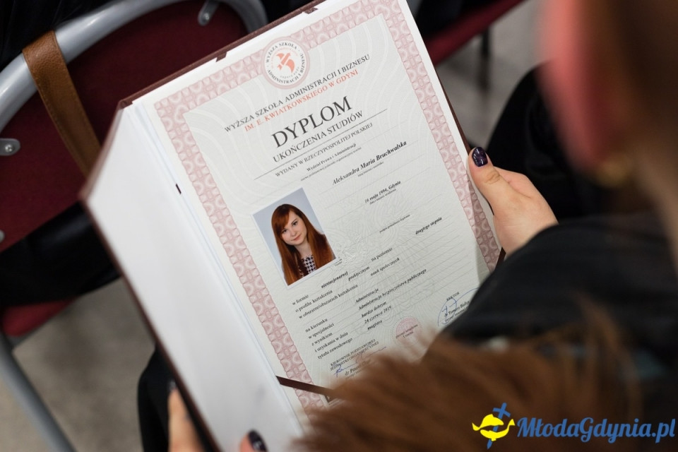 Gala dyplomowa WSAiB Gdynia 2019