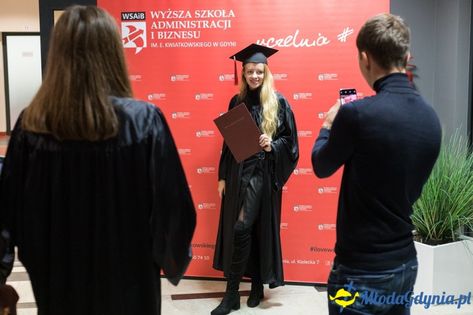 Gala dyplomowa WSAiB Gdynia 2019
