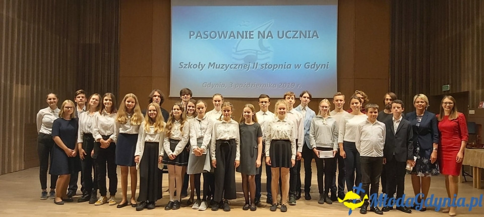 Uroczystość ślubowania młodzieży z klasy I Szkoły Muzycznej II st. - 03.10.2019